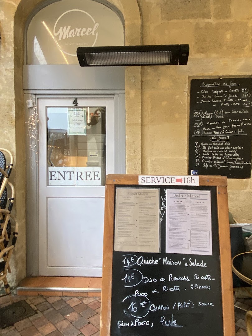 Entrée de Marcel Bistrot Français et ardoises du jour